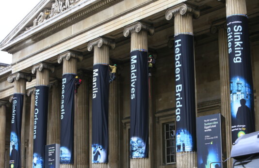 Greenpeace protest at British Museum BP exhibition