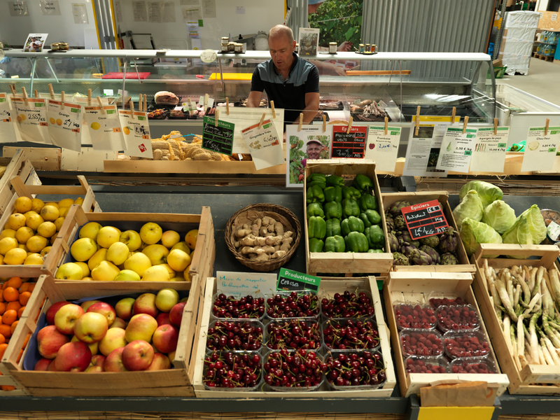 Ecological Farmers Supermarket in Lyon